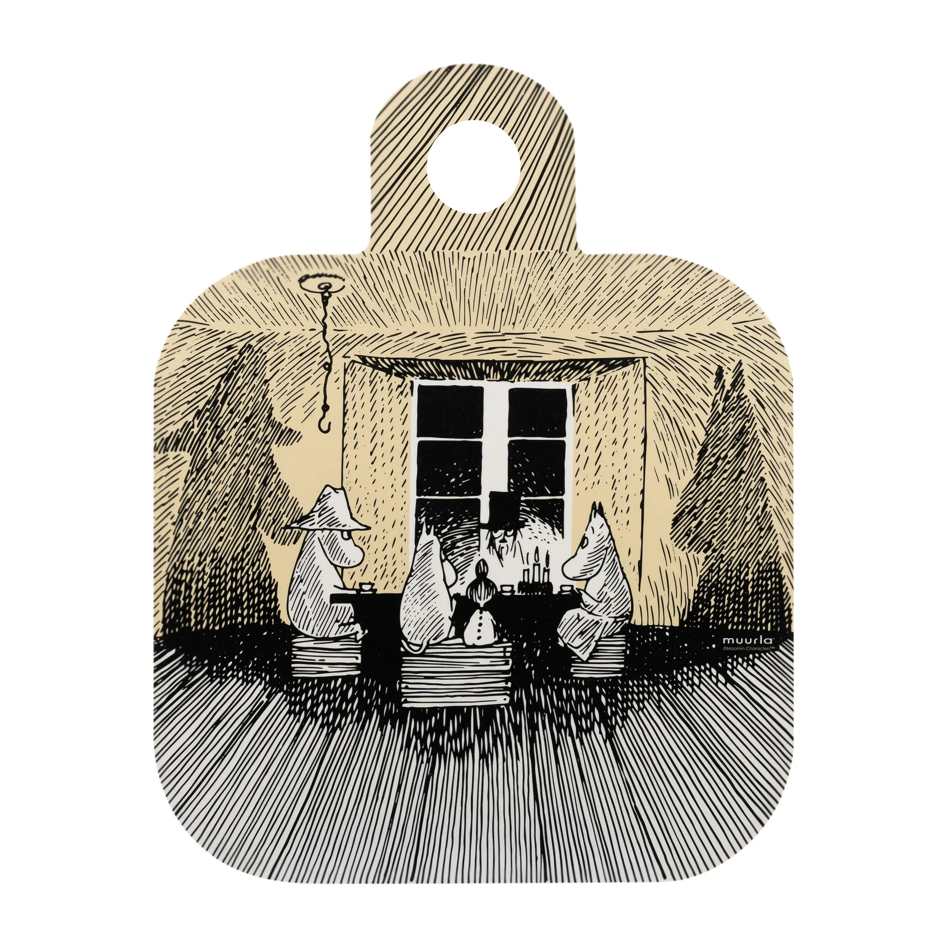 Chop & Serve Shadows taca 25x32 cm, Czarny Muurla
