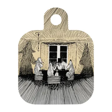 Chop & Serve Shadows taca 25x32 cm - Czarny - Muurla