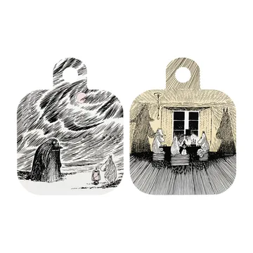 Chop & Serve Shadows taca 25x32 cm - Czarny - Muurla