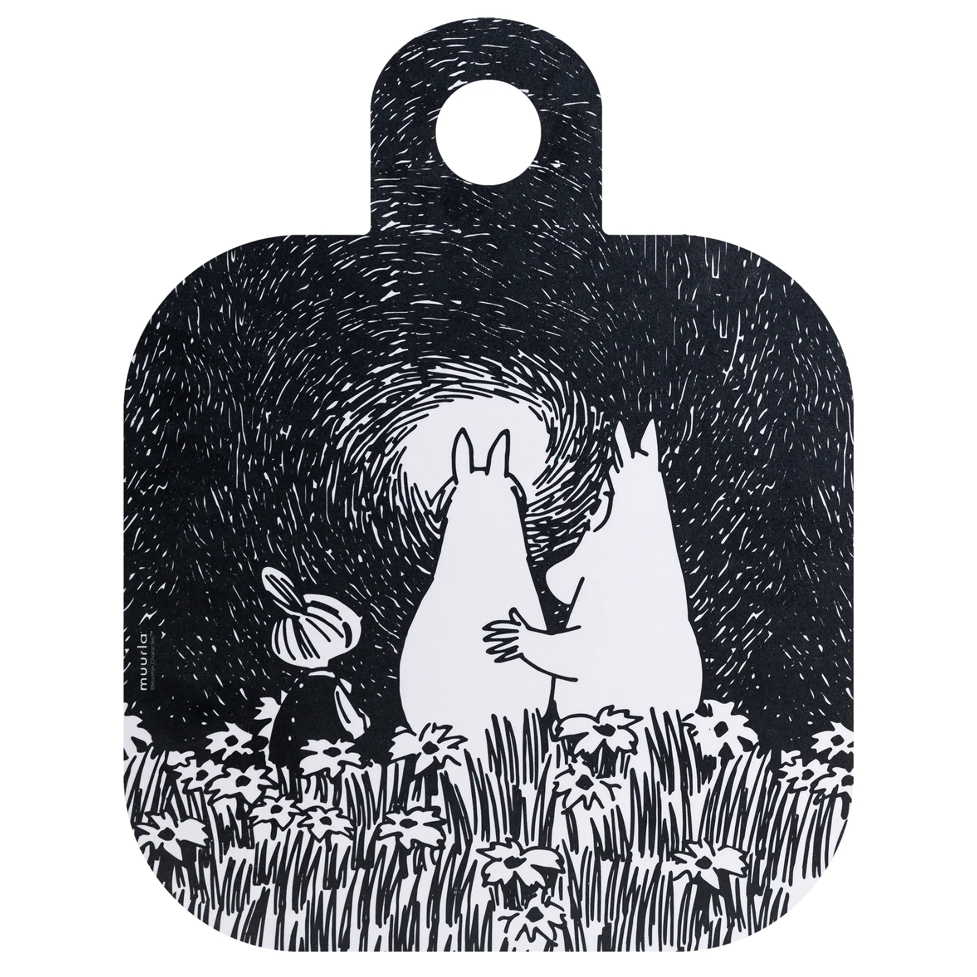 Chop & Serve Taca przyjaźni 25x32 cm, Czarno-różowy Muurla