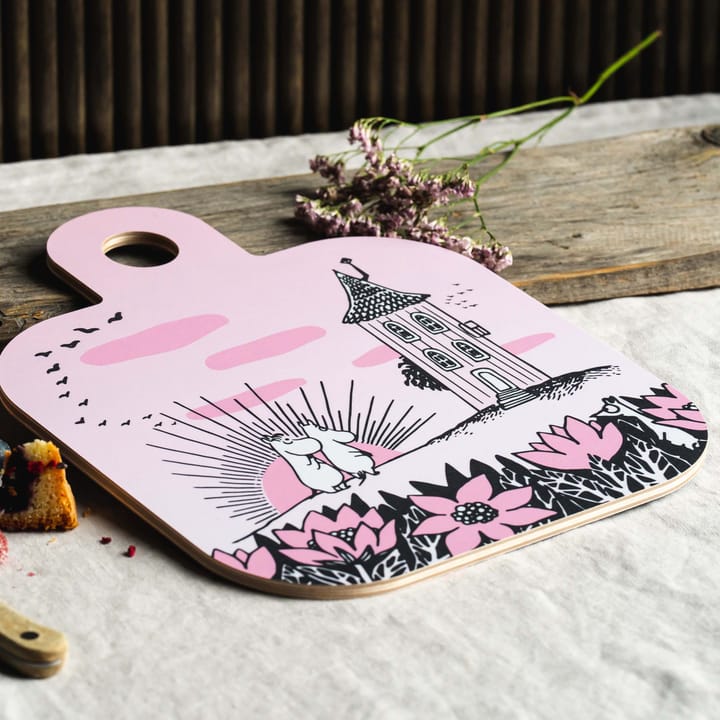 Chop & Serve Taca przyjaźni 25x32 cm, Czarno-różowy Muurla