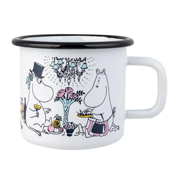 Date night kubek emaliowany 370 ml - Multi - Muurla