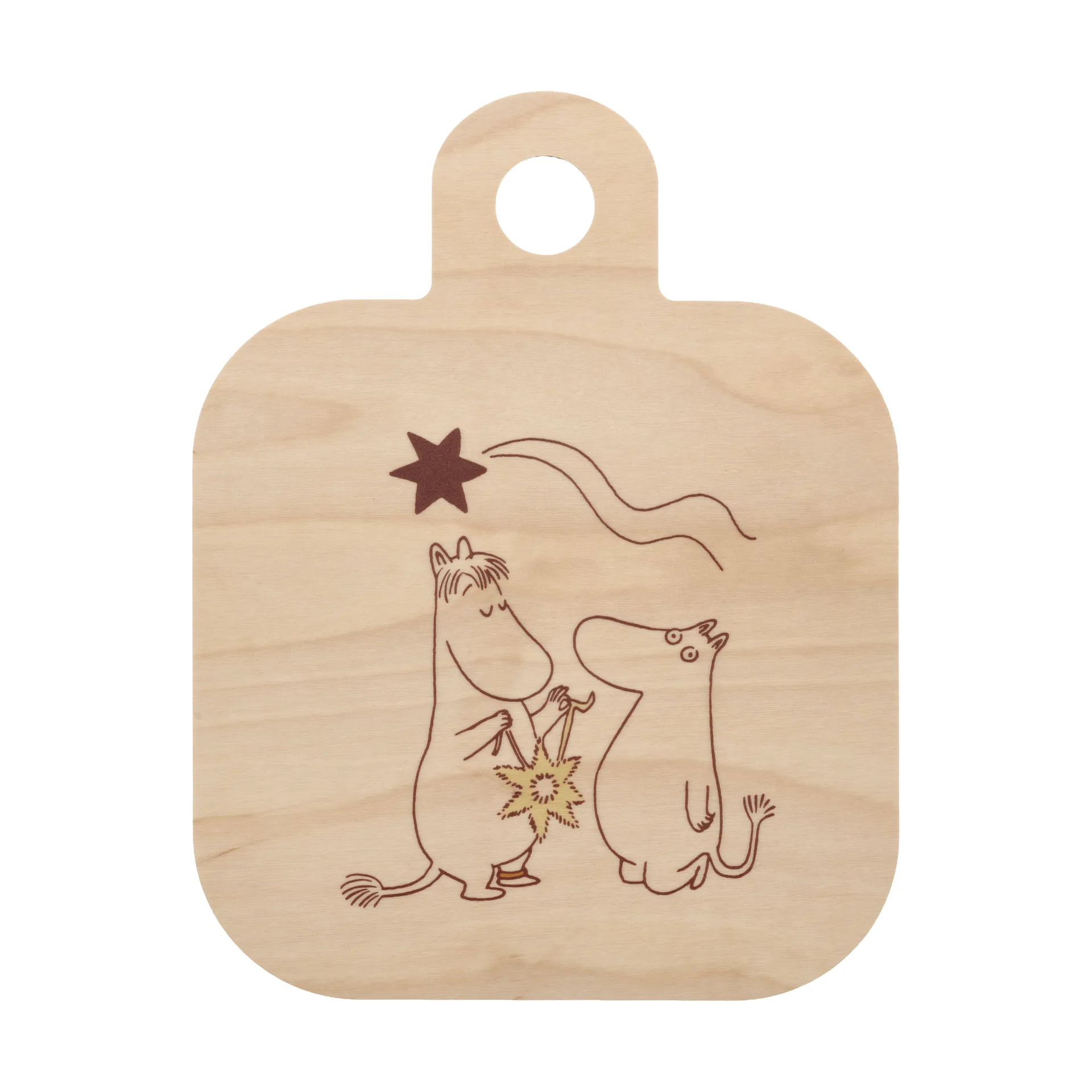 Deska do krojenia Muminki Chop & Serve 25x32 cm, Comet Muurla