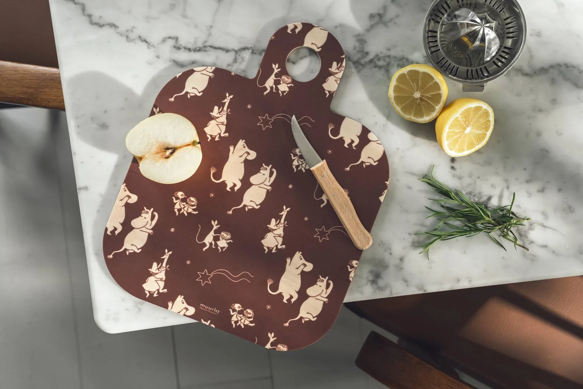Deska do krojenia Muminki Chop & Serve 25x32 cm, Comet Muurla