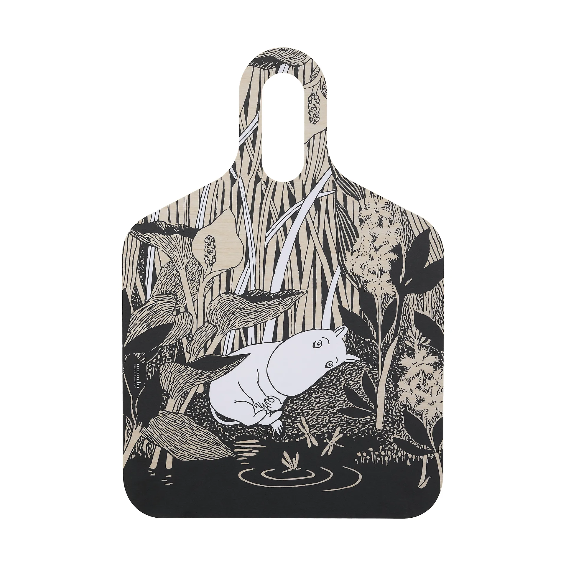 Deska Moomin Originals Chop & Serve 30x44 cm, The Pond Muurla