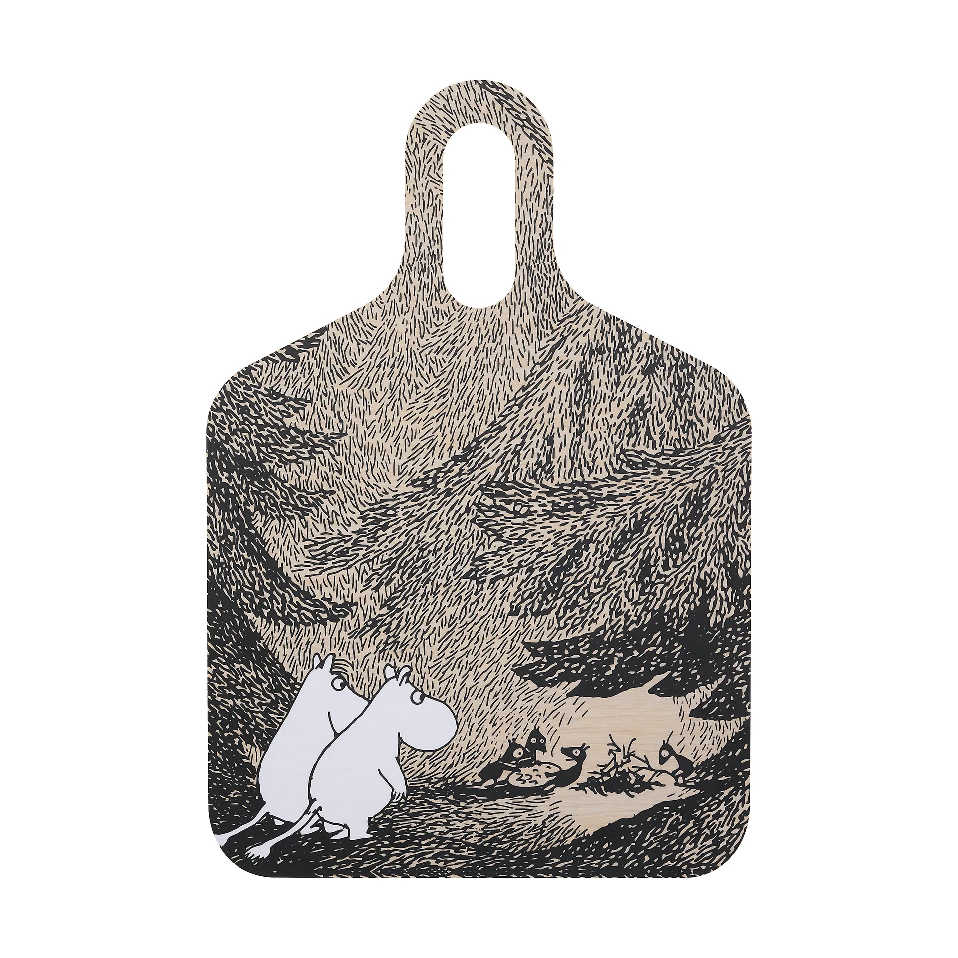 Deska Moomin Originals Chop & Serve 30x44 cm, The Pond Muurla