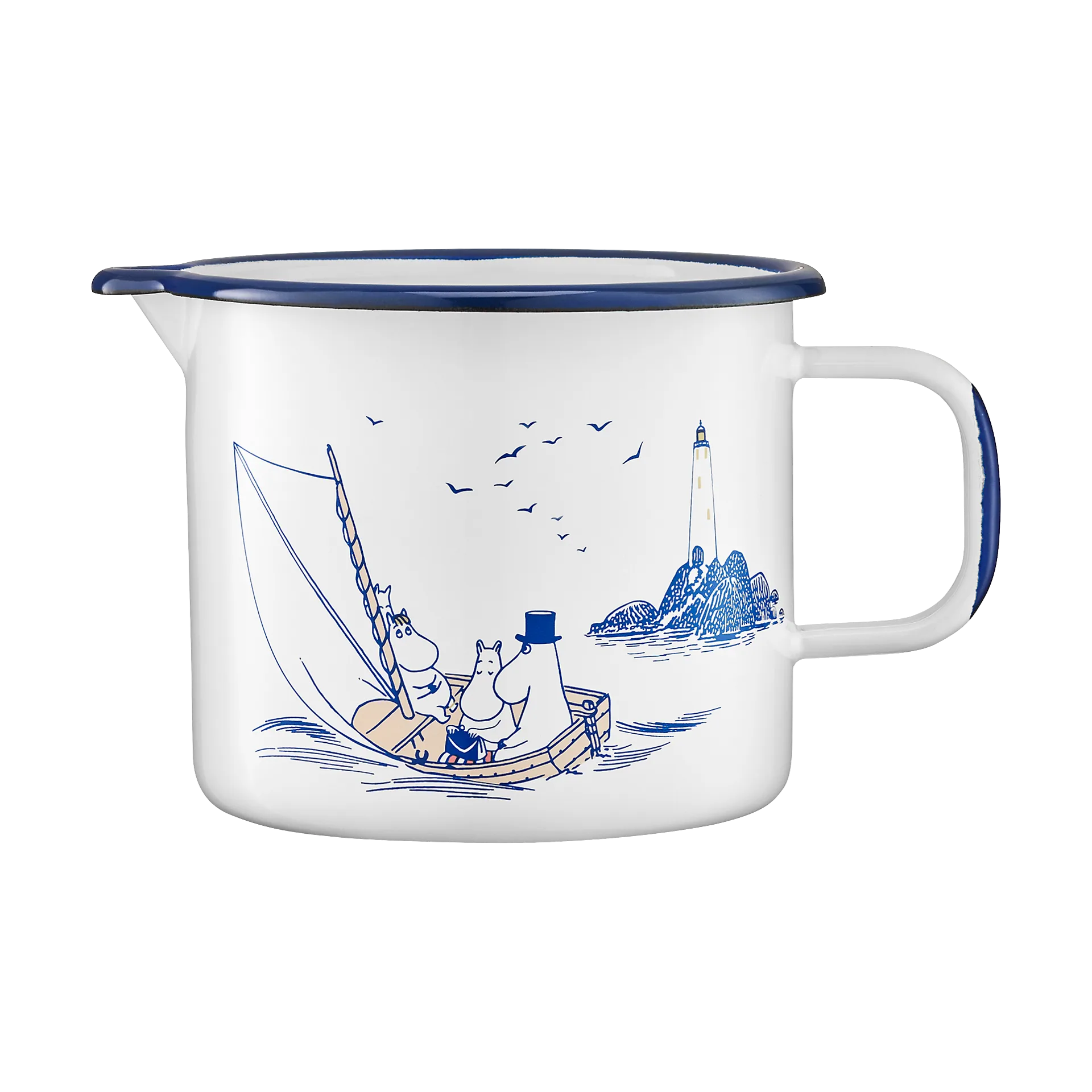 Dzbanek emaliowany Moomin 1,3L, Sailors Muurla