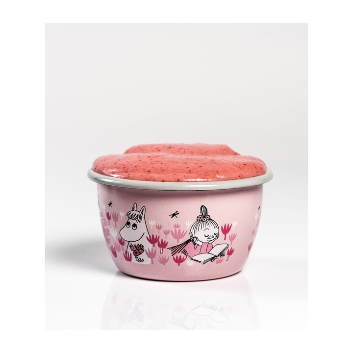 Emaliowana miska Muminki - Girls 300 ml, Różowa Muurla