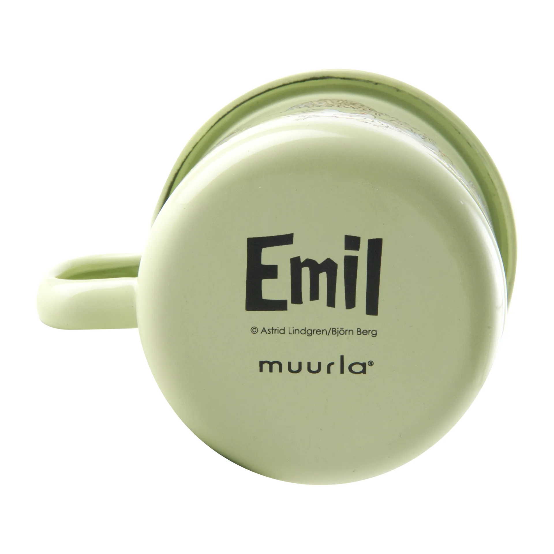 Emil & Ida kubek emaliowany 2,5 dl, Green Muurla