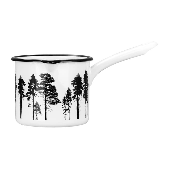 Garnek emaliowany Nordic The Forest 1,3 l - White - Muurla