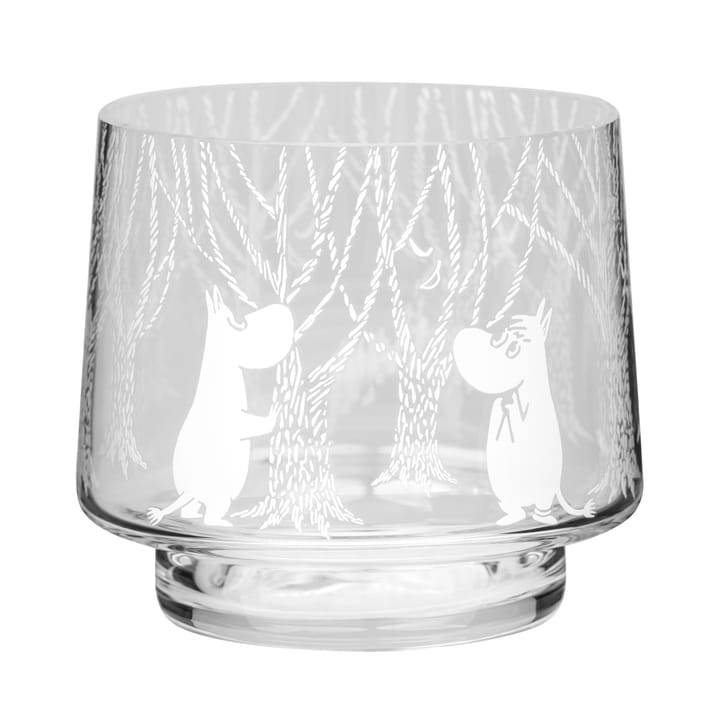 In the Woods uchwyt na tea light/miseczka 8 cm - Przezroczysty-biały - Muurla
