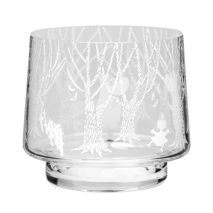 In the Woods uchwyt na tea light/miseczka 8 cm - Przezroczysty-biały - Muurla