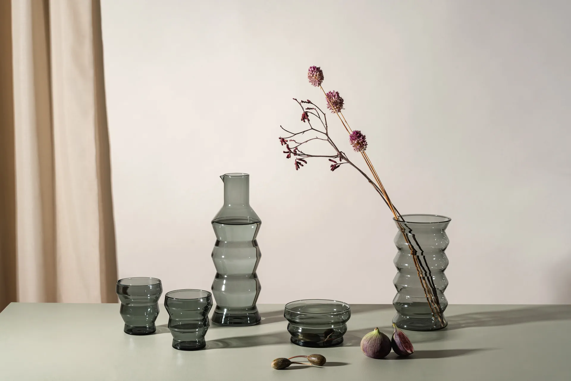 Karafka Waves 1,3 L, Szary Muurla