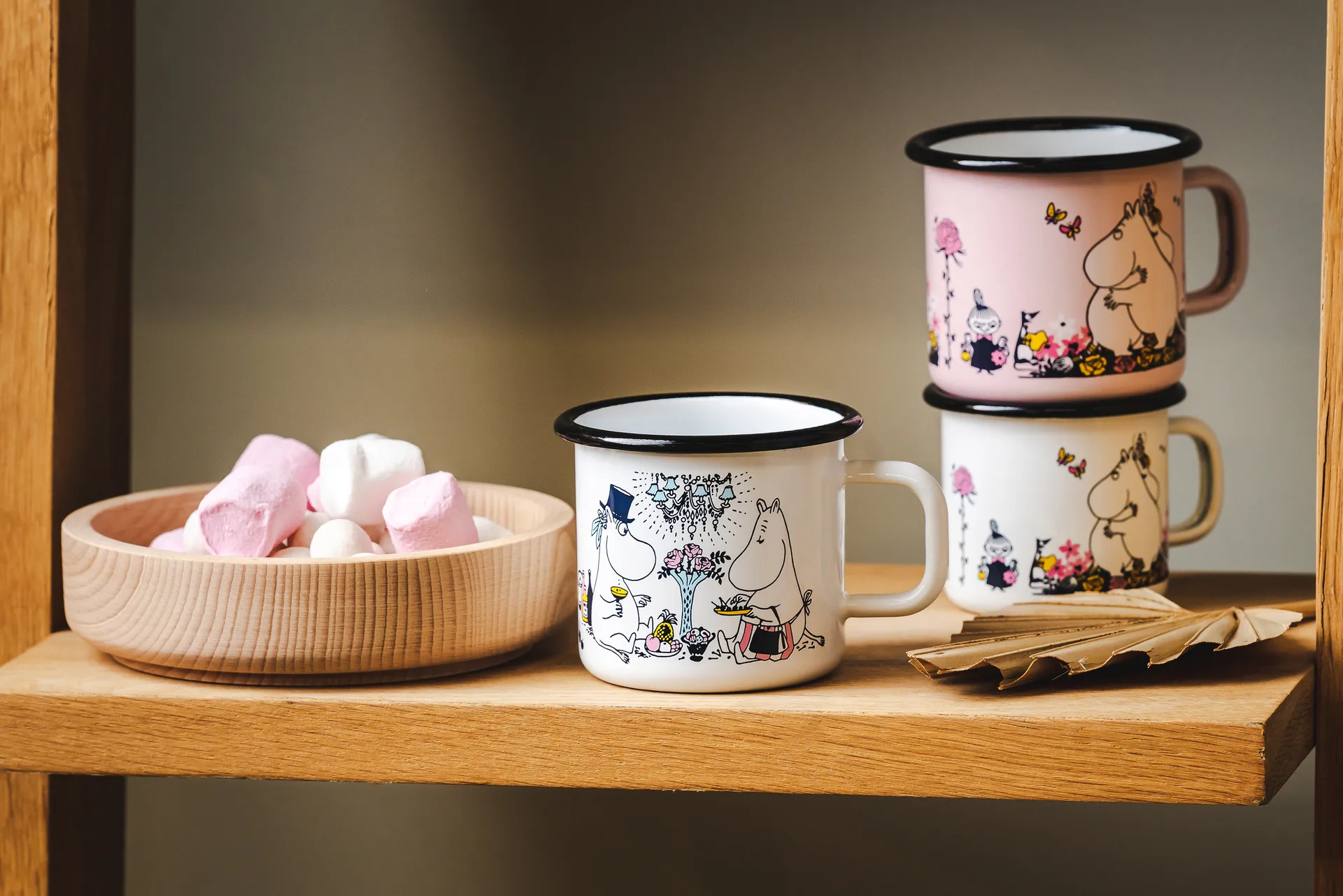 Kubek emaliowany Date night 37 cl, Multi Muurla