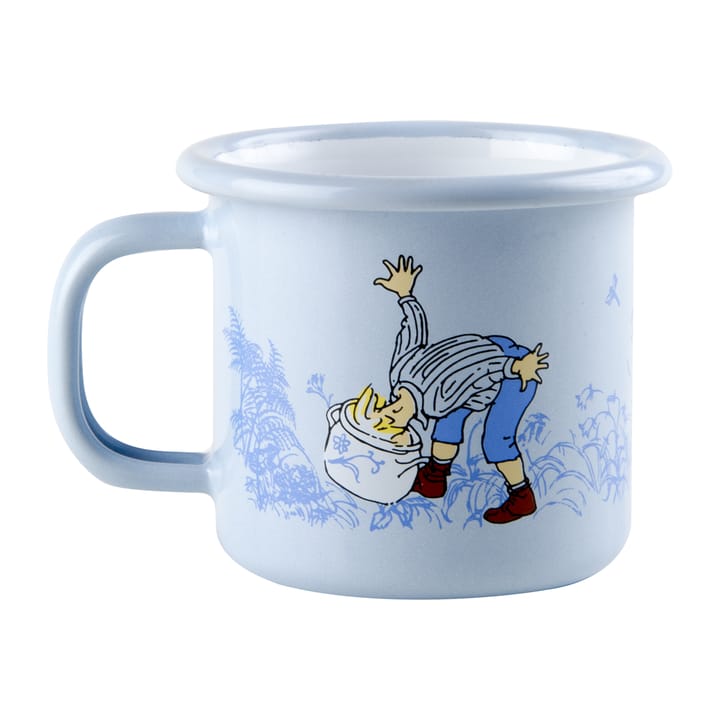Kubek emaliowany Emil Blue 1,5 dl, Light blue Muurla