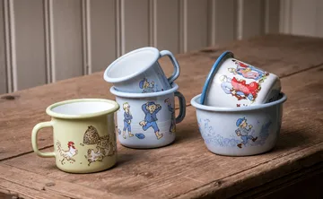 Kubek emaliowany Emil ze Smalandii 2,5 dl - Light blue - Muurla