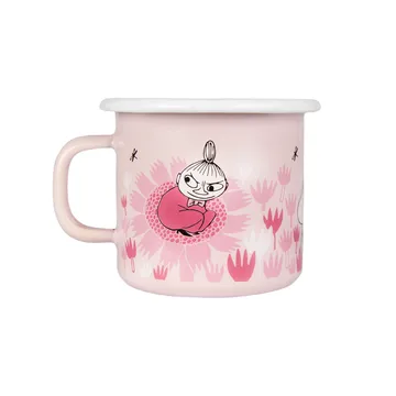 Kubek emaliowany Girls 250 ml - Różowy - Muurla
