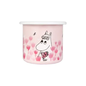 Kubek emaliowany Girls 250 ml - Różowy - Muurla