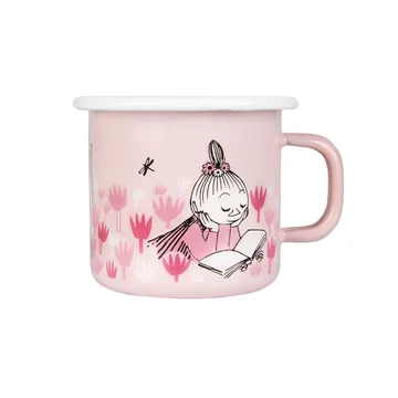 Kubek emaliowany Girls 250 ml - Różowy - Muurla