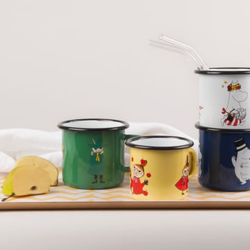 Kubek emaliowany Mała Mi 250 ml - Żółty - Muurla