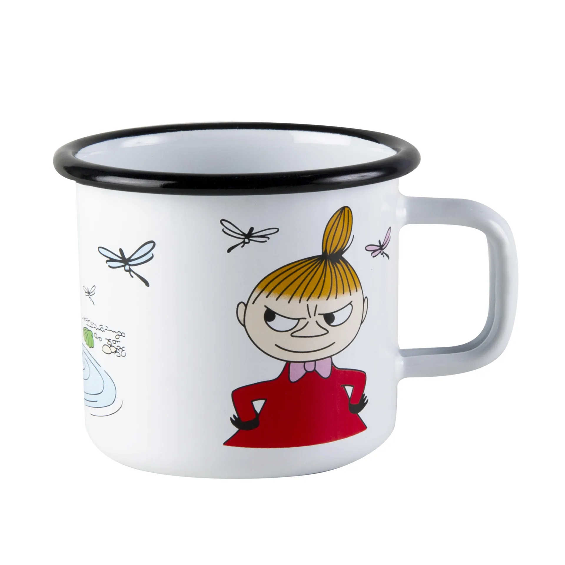 Kubek emaliowany Mała Mi, biały, 3,7 dl Muurla