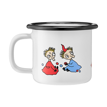 Kubek emaliowany Moomin 150 ml - Thingumy and bob - Muurla