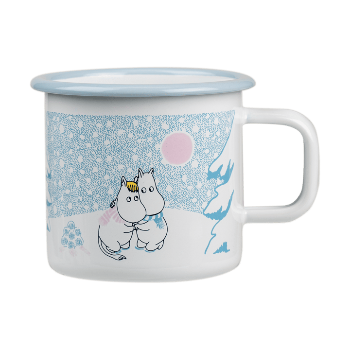 Kubek emaliowany Moomin 37 cl - Let it snow - Muurla