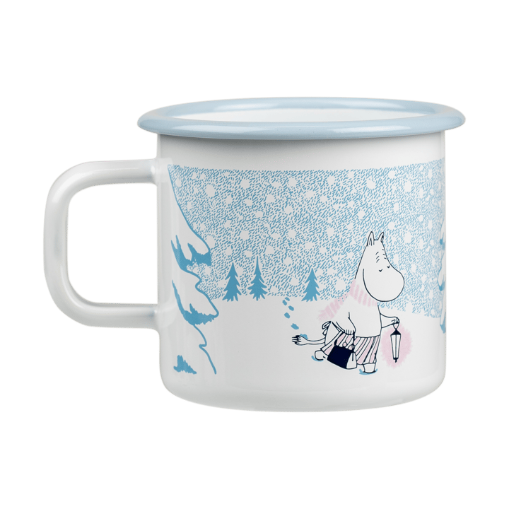 Kubek emaliowany Moomin 37 cl - Let it snow - Muurla