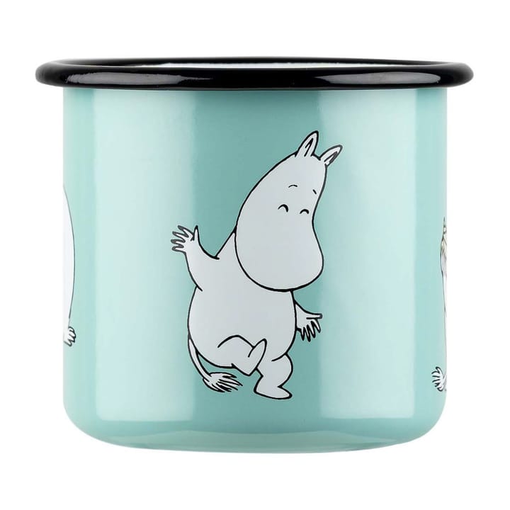 Kubek emaliowany Moomin Retro 37 cl, Mint Muurla