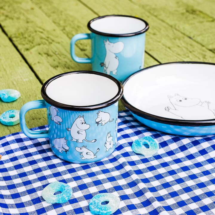 Kubek emaliowany Muminki, 2,5 dl Muurla