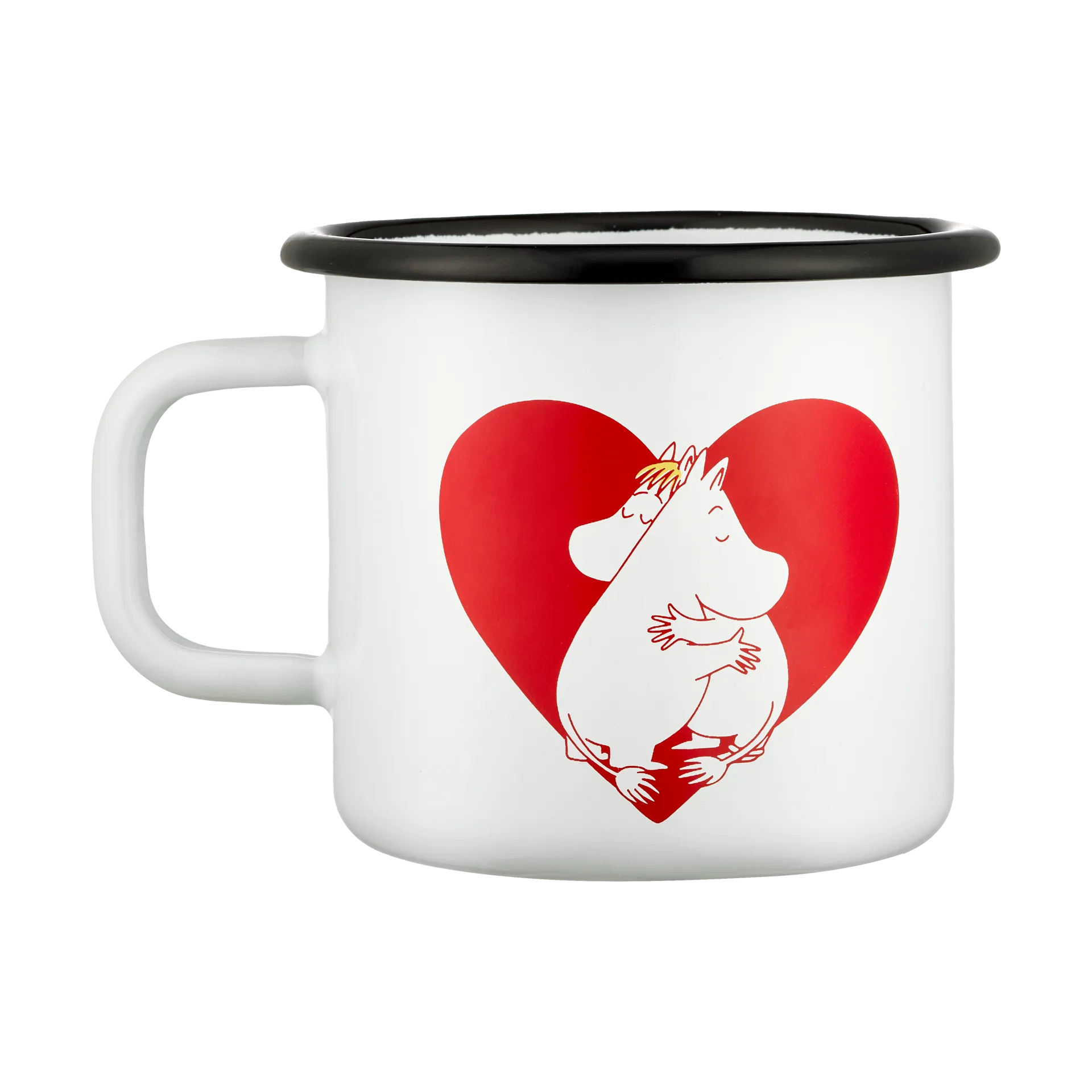 Kubek emaliowany Muminki 370 ml, Heart Muurla