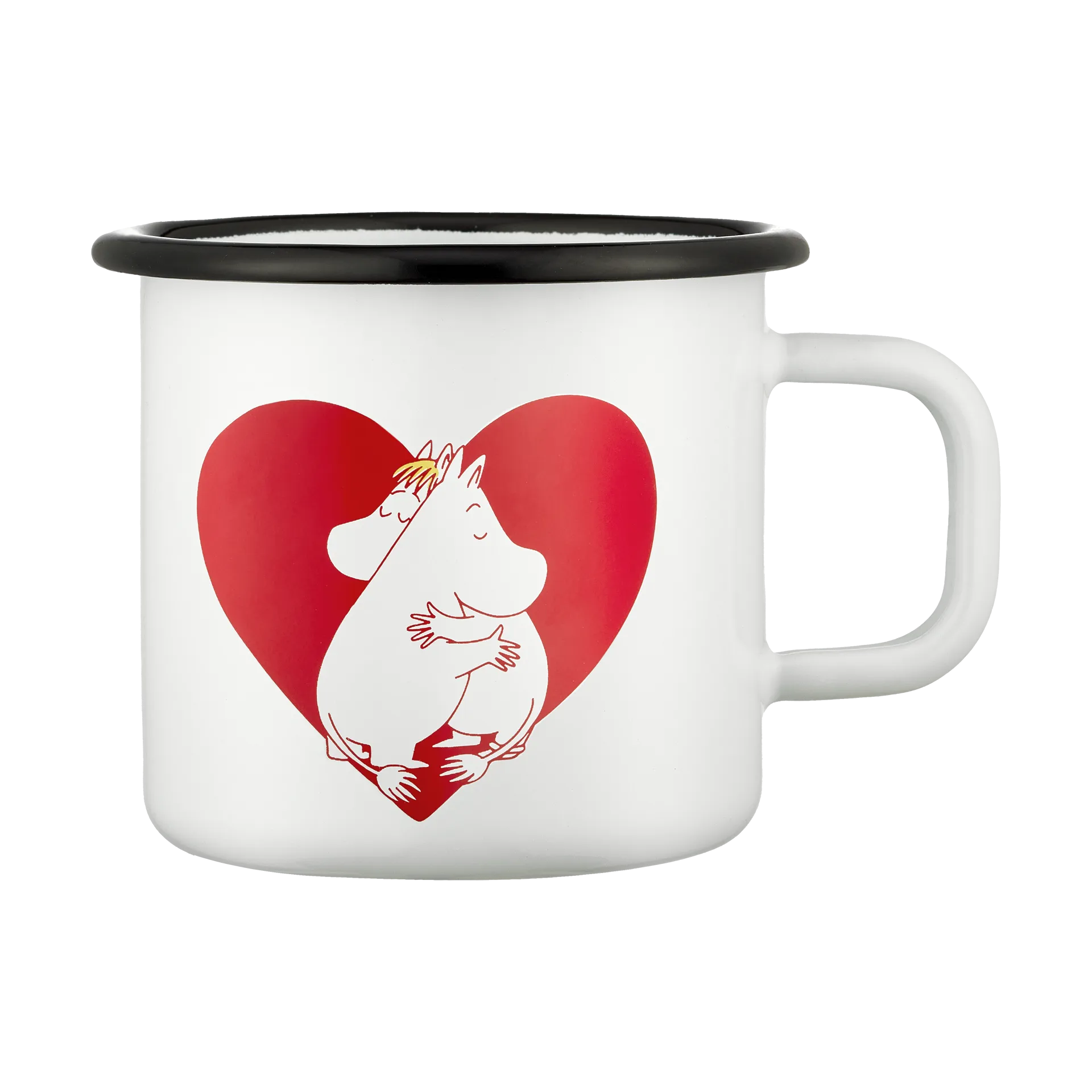Kubek emaliowany Muminki 370 ml, Heart Muurla