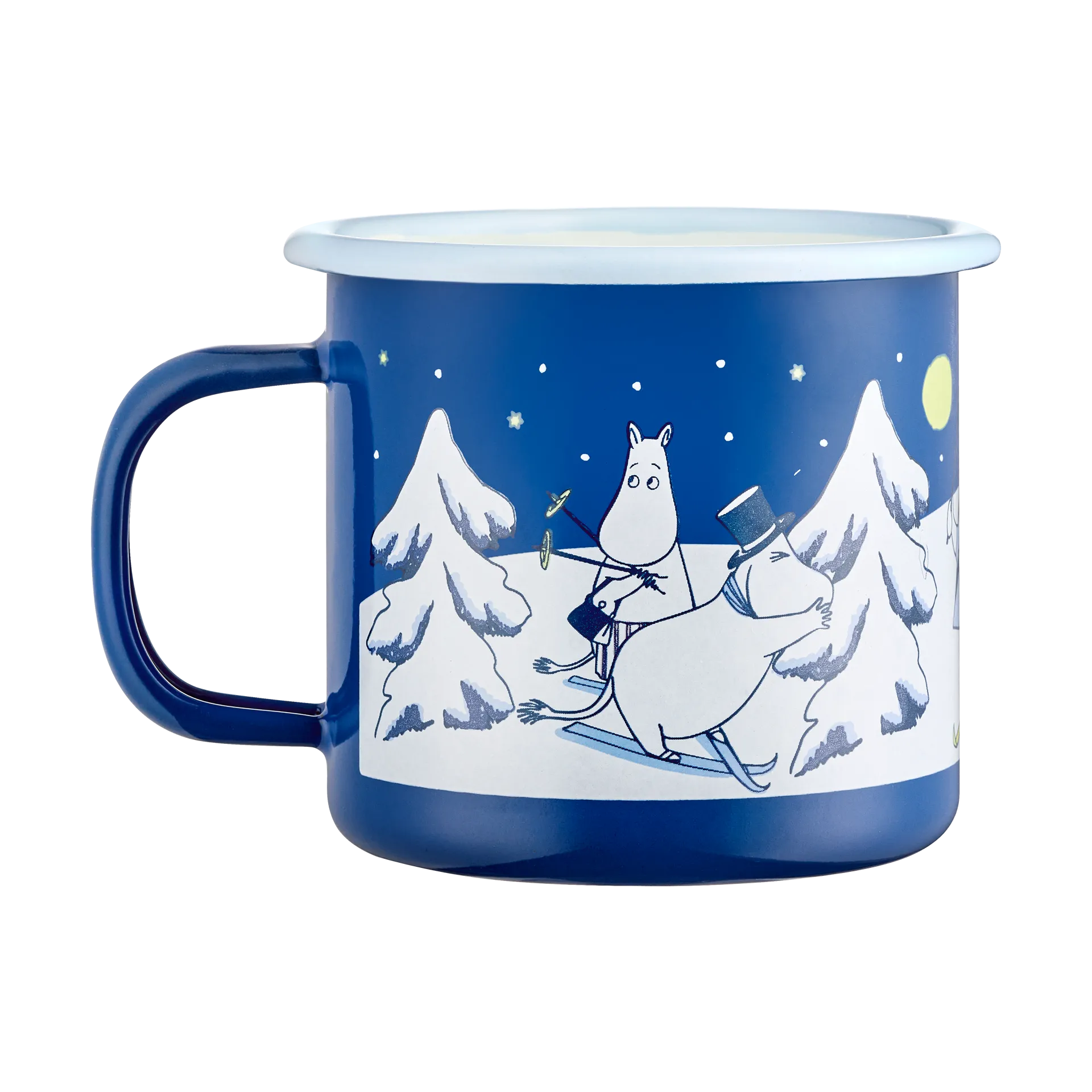 Kubek emaliowany Muminki 370 ml, Starry night Muurla