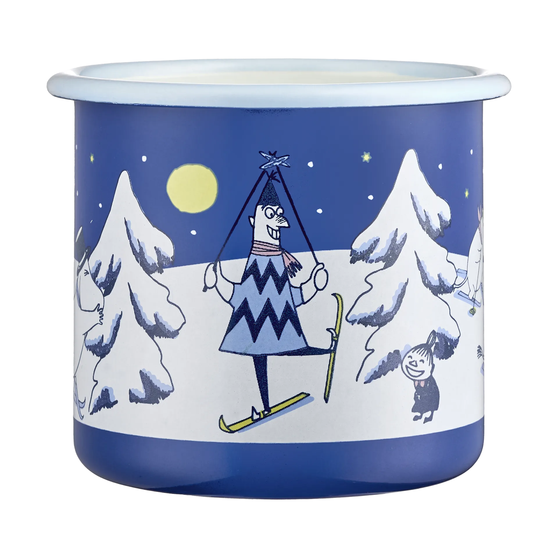 Kubek emaliowany Muminki 370 ml, Starry night Muurla