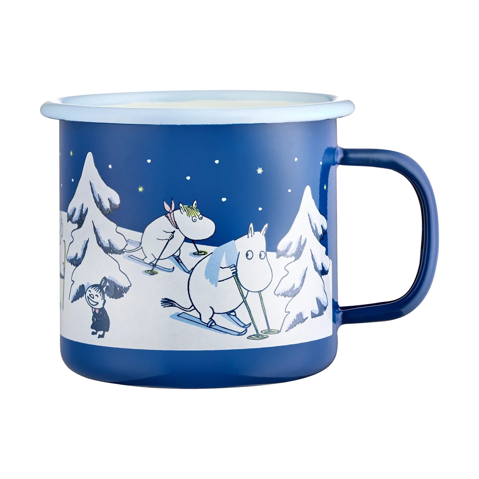 Kubek emaliowany Muminki 370 ml, Starry night Muurla