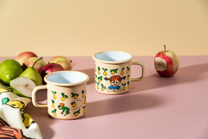 Kubek emaliowany Pippi longstocking 3,7 dl, Fruits Muurla