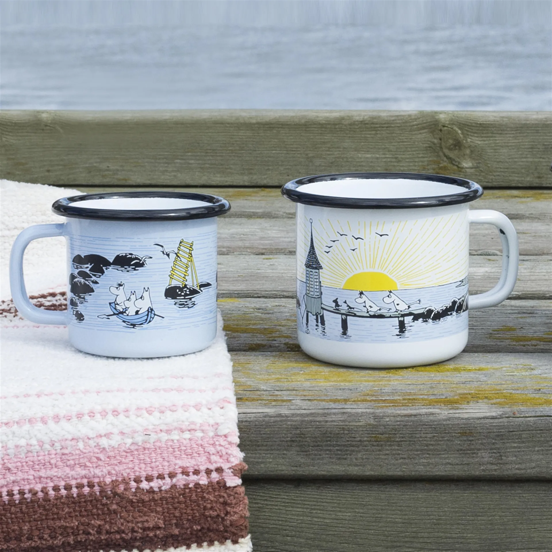 Kubek emaliowany Sommarvind, 1,5 dl Muurla