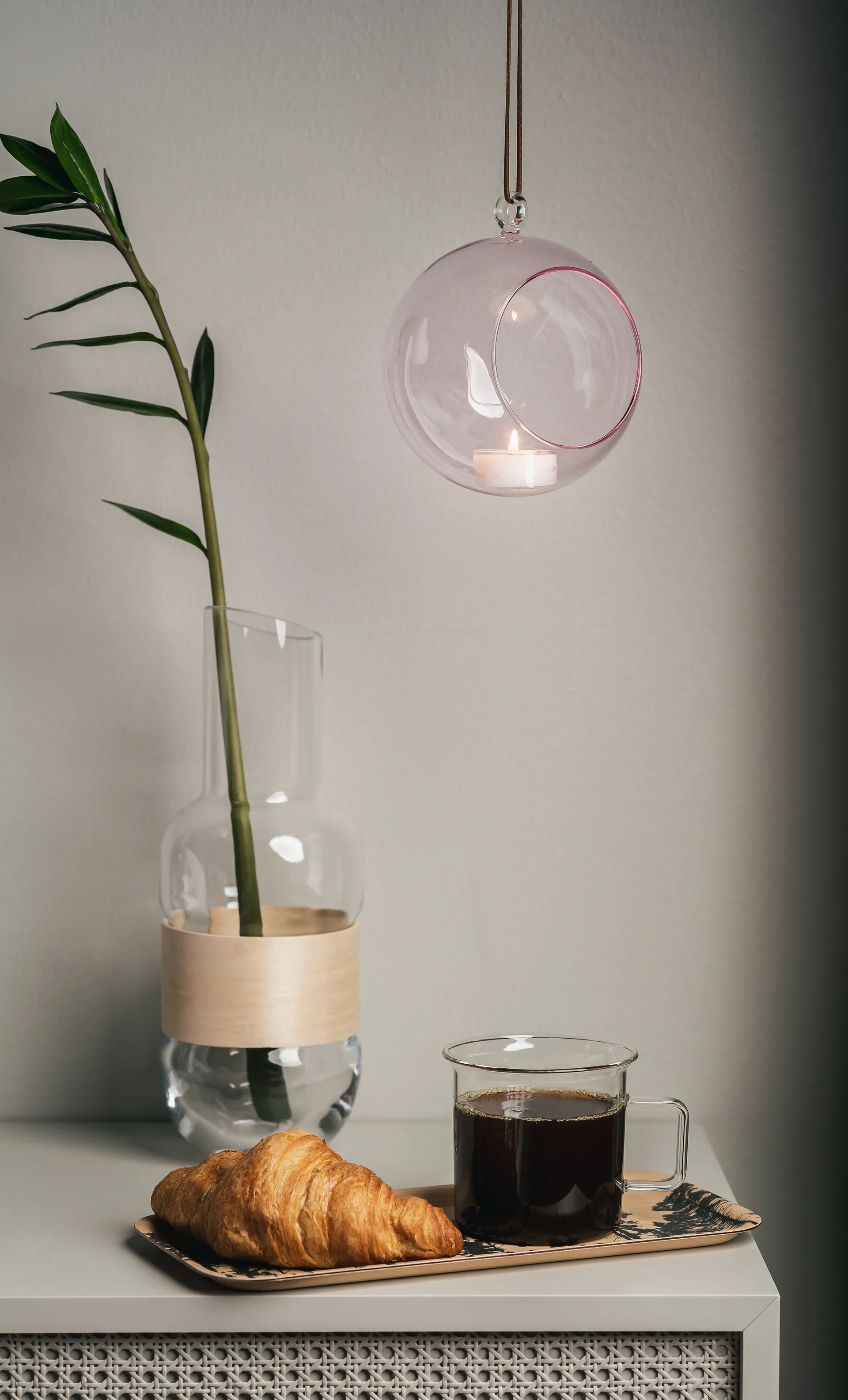 Kula dekoracyjna Muurla Ø12 cm, Różowy Muurla