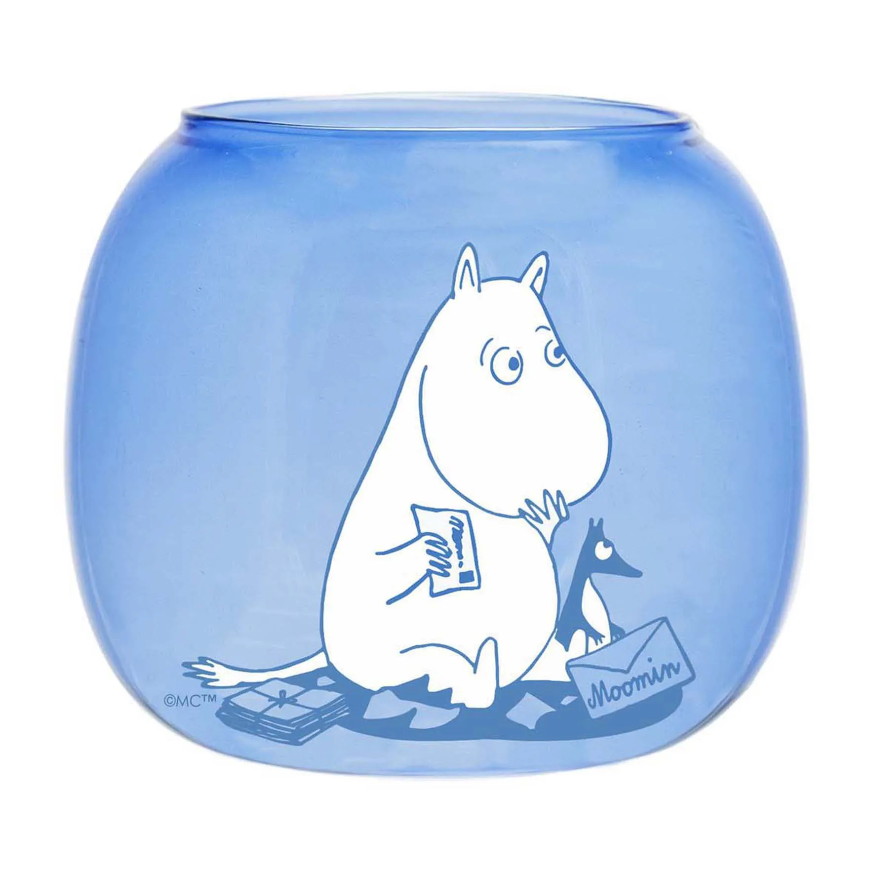Lampion/misa Moomin Ø9 cm, Blue Muurla
