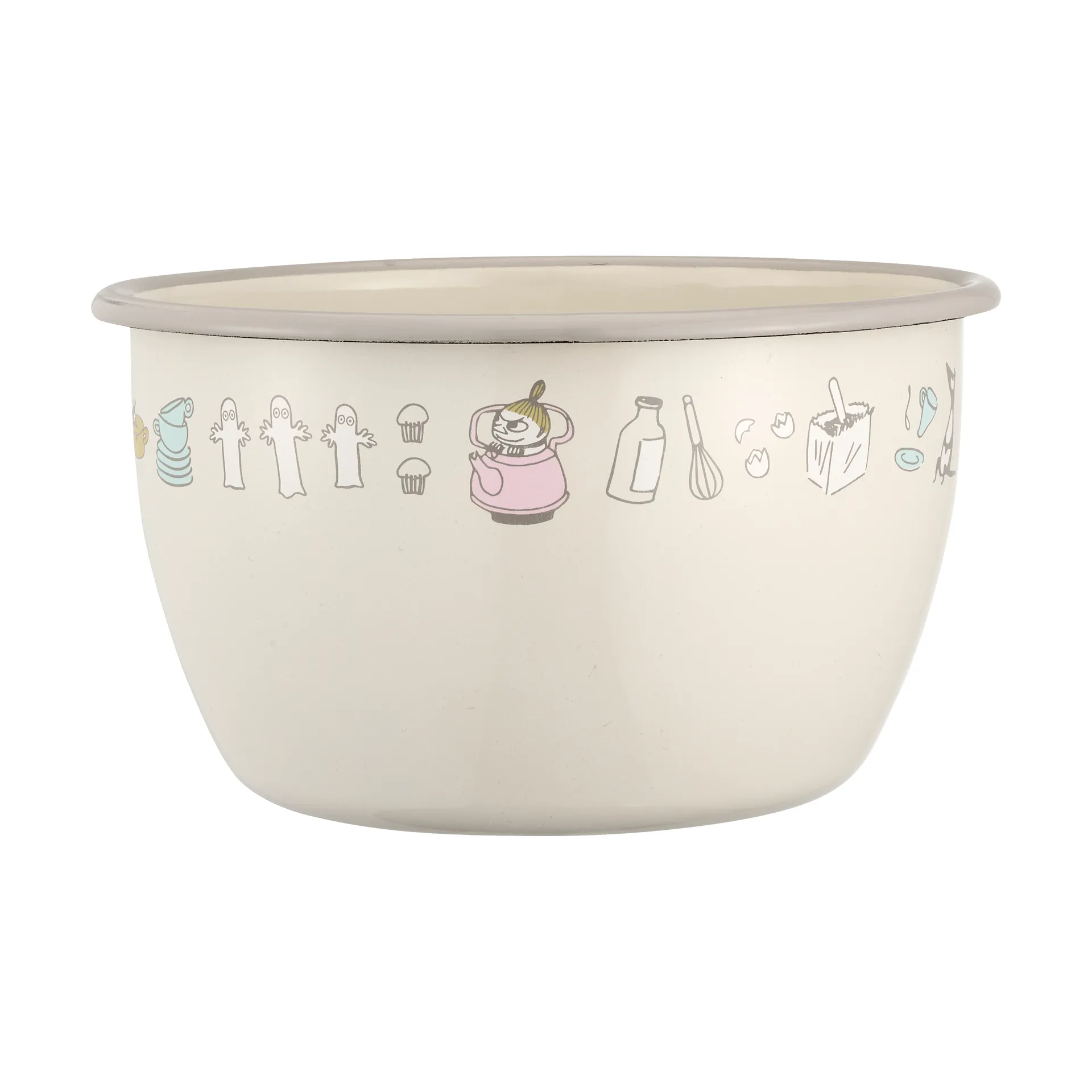 Miska emaliowana Mumin Bon Appétit, 2 L Muurla