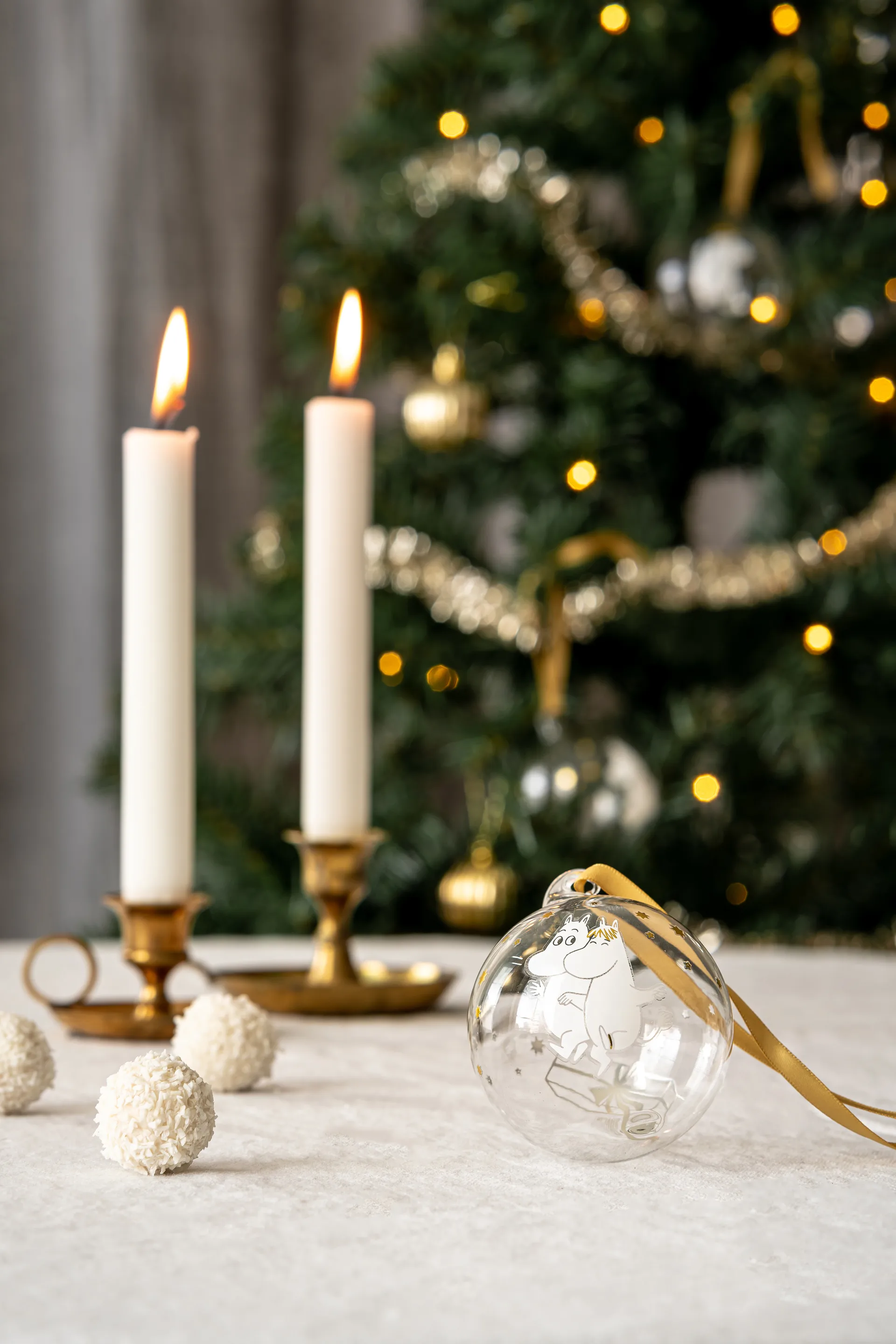 Moomin bombki świąteczne Ø7 cm 3-pak, Sparkling stars Muurla