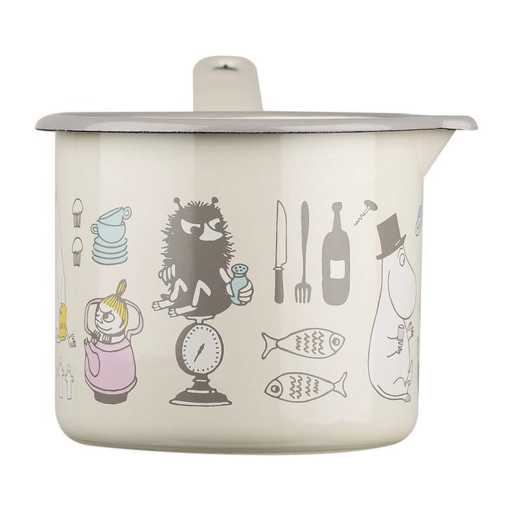 Moomin Bon Appétit rondel 1,3 litra - Beżowy - Muurla