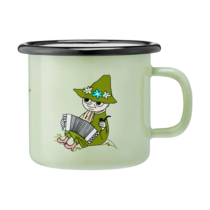 Moomin kubek emaliowany 250 ml - Snufkin - Muurla