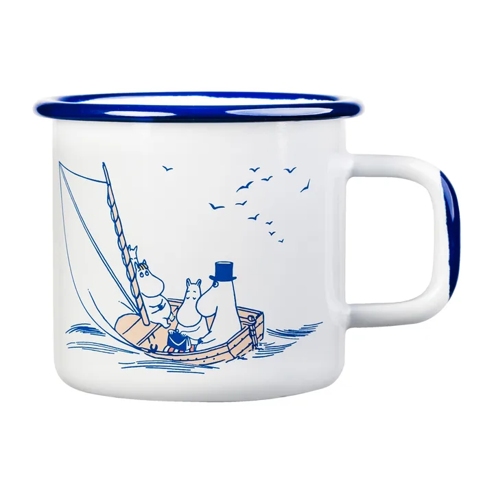 Moomin kubek emaliowany 370 ml - Sailors - Muurla