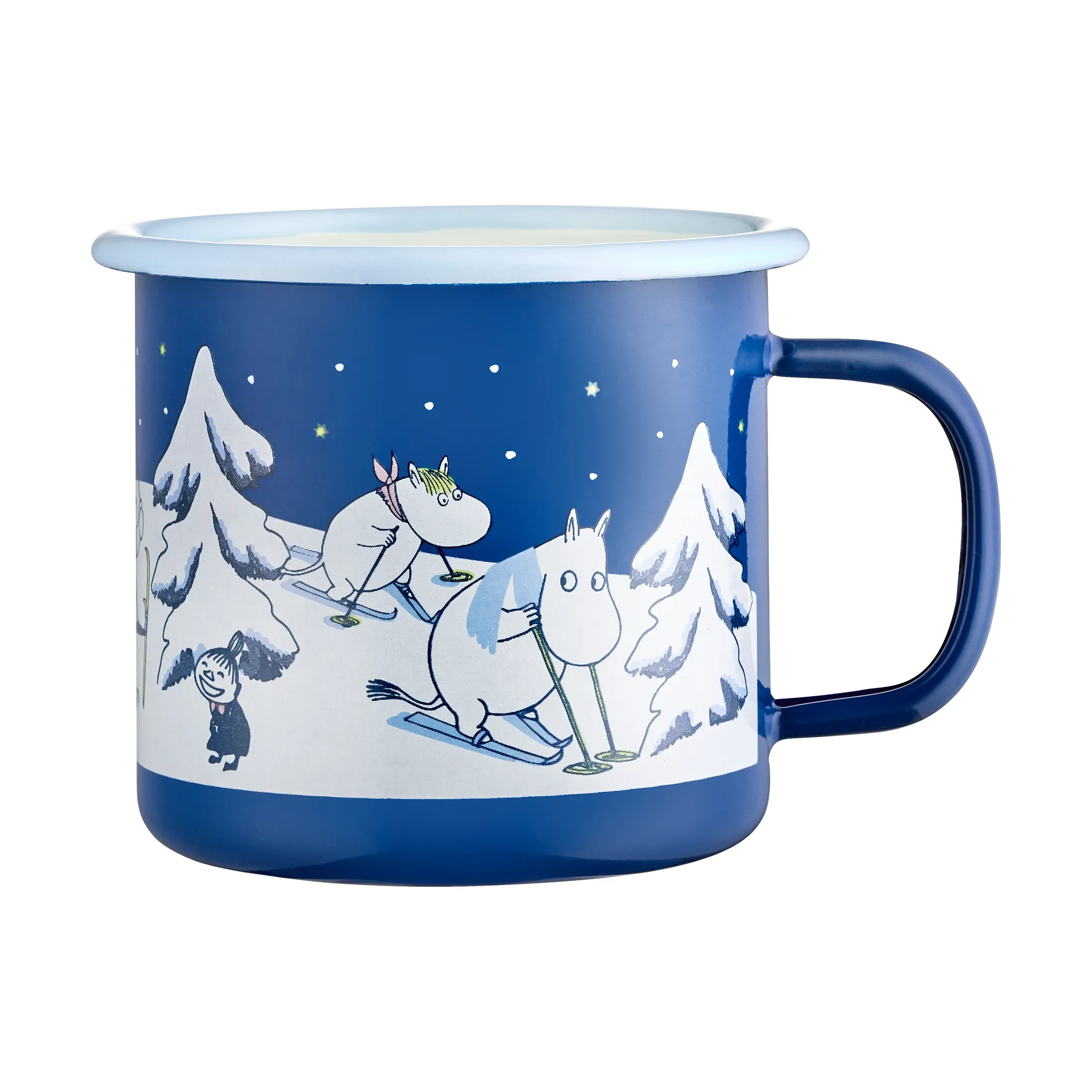 Moomin kubek emaliowany 370 ml, Starry night Muurla