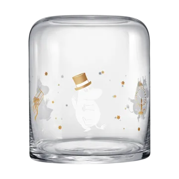 Moomin lampion na świecę 18 cm - Sparkling stars - Muurla