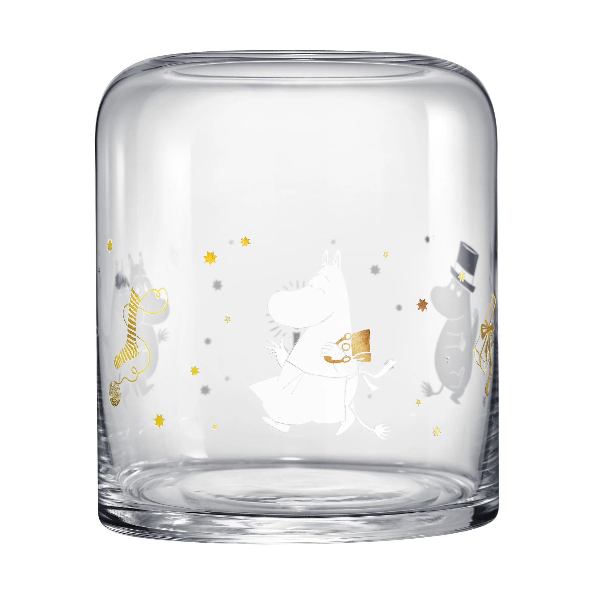 Moomin lampion na świecę 18 cm, Sparkling stars Muurla