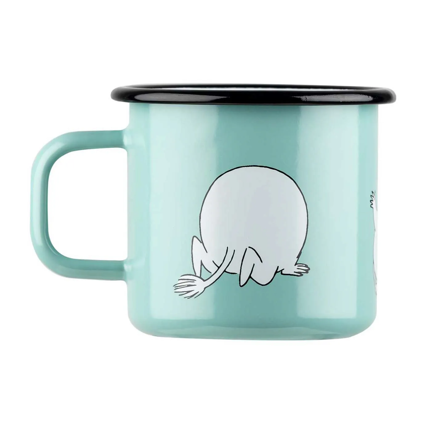 Moomin Retro kubek emaliowany 370 ml, Mint Muurla