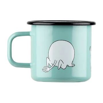 Moomin Retro kubek emaliowany 370 ml - Mint - Muurla