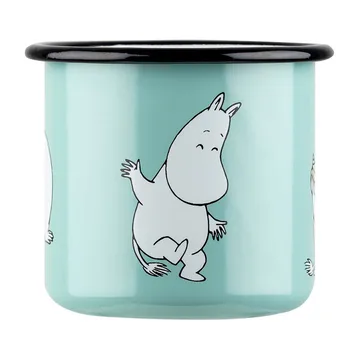 Moomin Retro kubek emaliowany 370 ml - Mint - Muurla